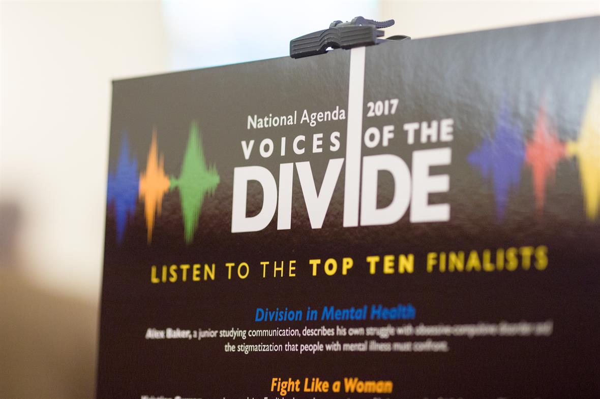 Voices of the Divide 2017 Contest Poster